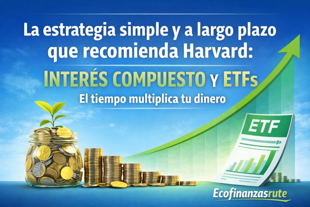 interés compuesto, inversión a largo plazo, finanzas personales, ahorrar e invertir, Harvard inversiones, educación financiera