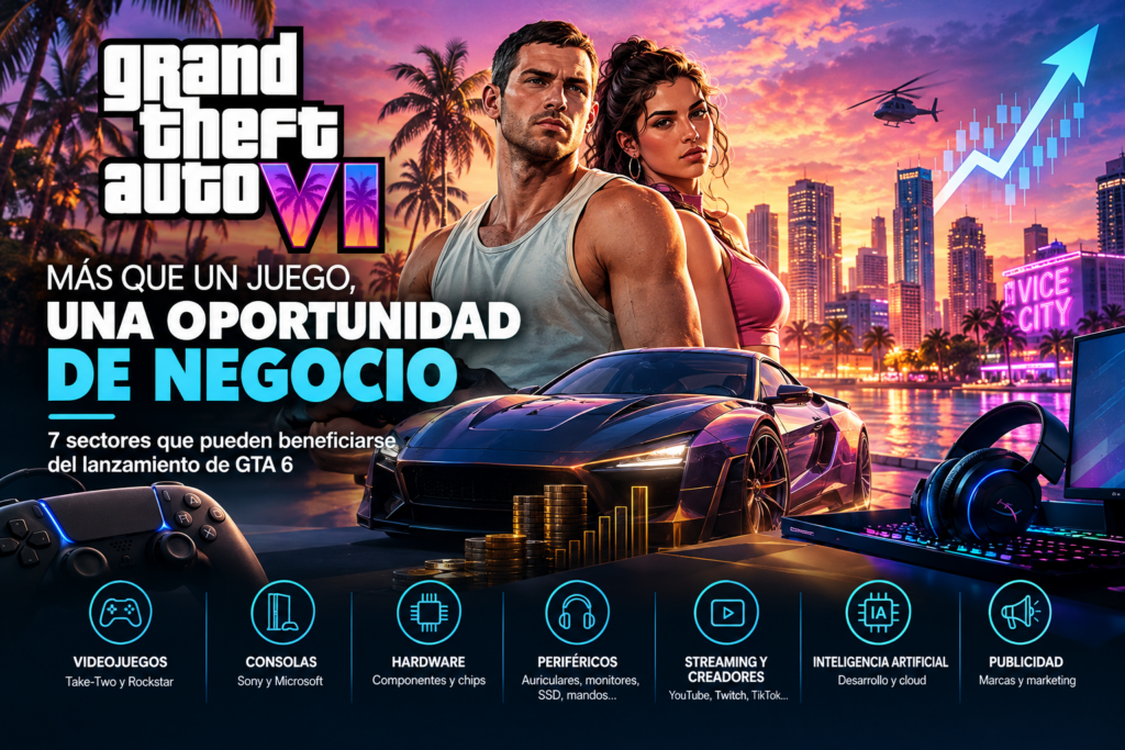 GTA 6 y bolsa: 7 oportunidades de negocio detrás del videojuego más esperado